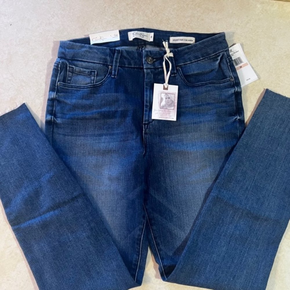 NWT JESSICA SIMPSON Adored High Rise Ankle Jeans SZ 28